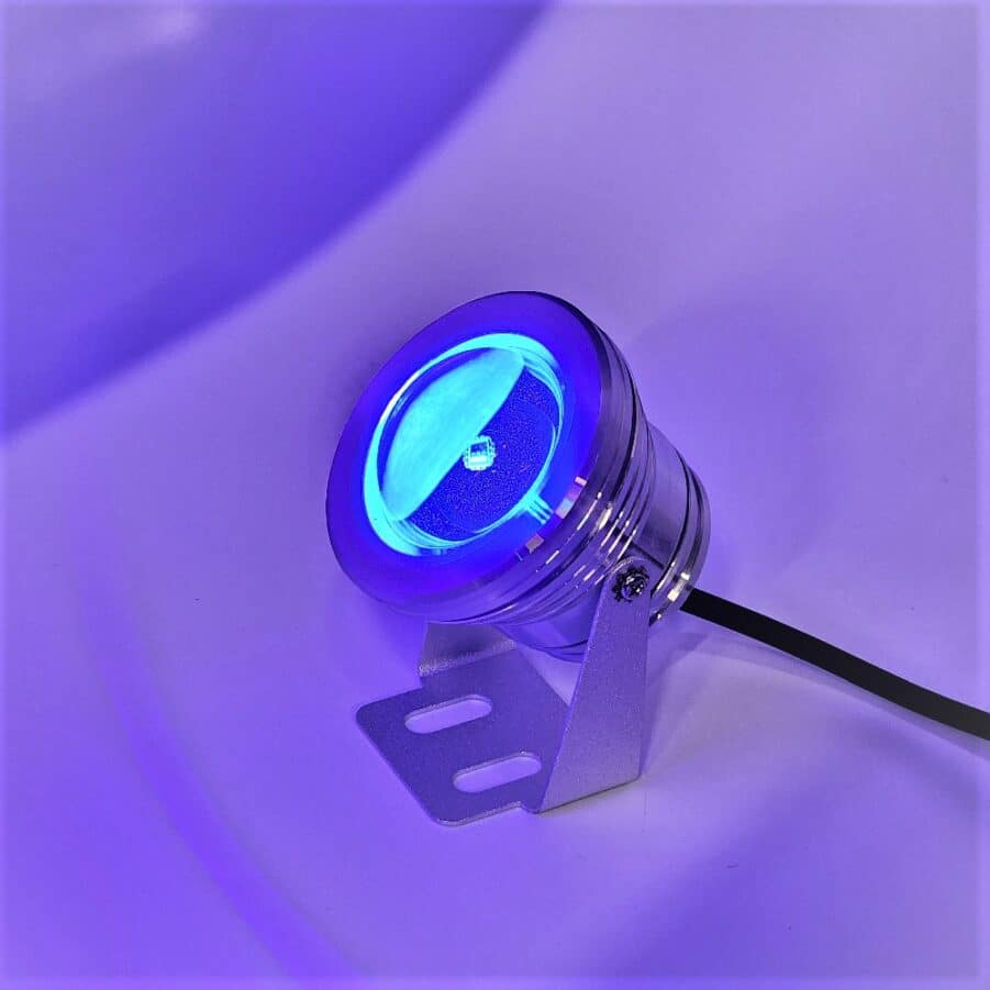 Water-Resistant LED Outdoor Spotlight 10W 12V With Remote Dimmable RGB - New - Image 12