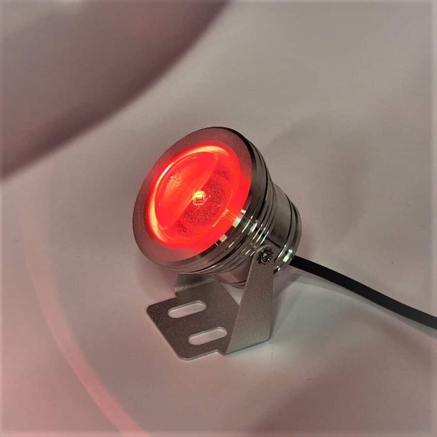 Water-Resistant LED Outdoor Spotlight 10W 12V With Remote Dimmable RGB - New - Image 11