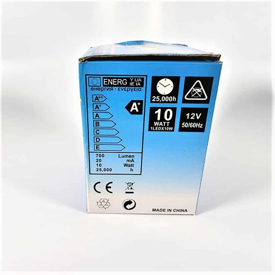 Water-Resistant LED Outdoor Spotlight 10W 12V With Remote Dimmable RGB - New - Image 10