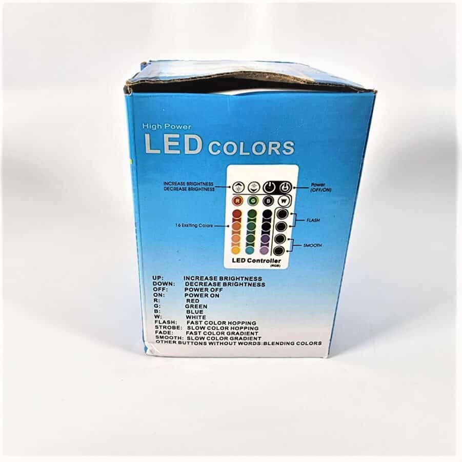 Water-Resistant LED Outdoor Spotlight 10W 12V With Remote Dimmable RGB - New - Image 9