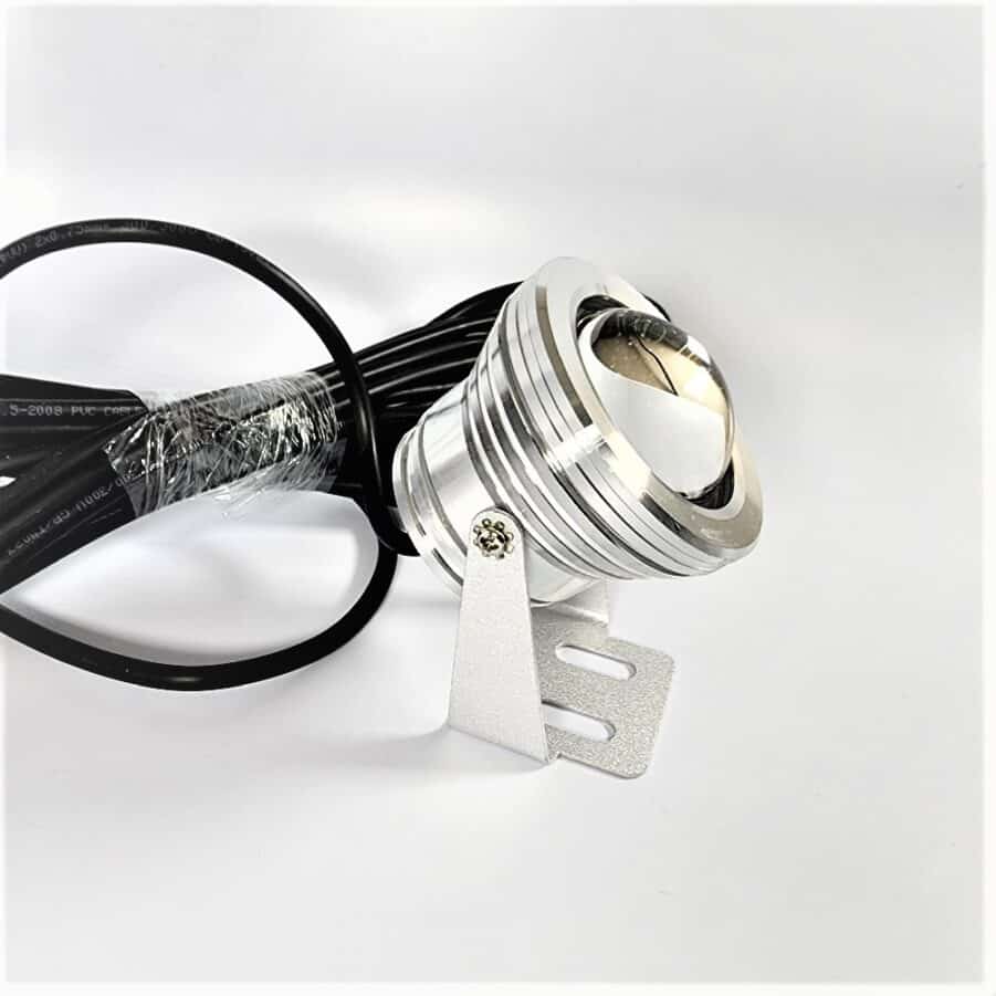 Water-Resistant LED Outdoor Spotlight 10W 12V With Remote Dimmable RGB - New - Image 4