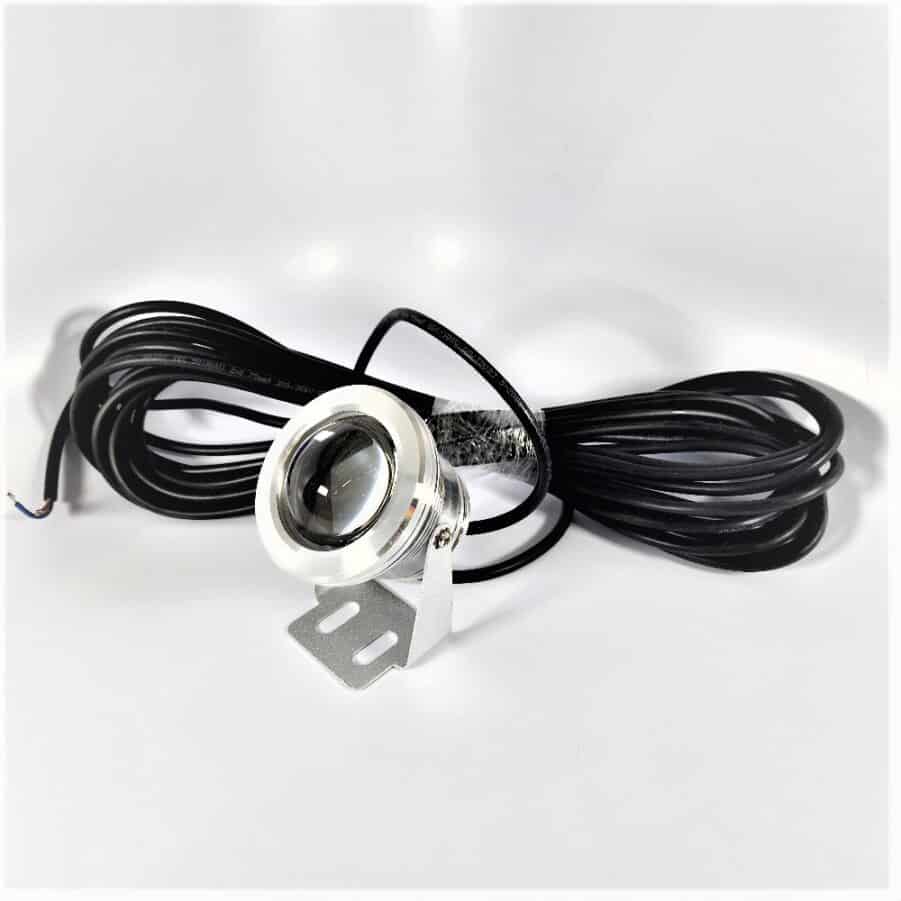 Water-Resistant LED Outdoor Spotlight 10W 12V With Remote Dimmable RGB - New - Image 2