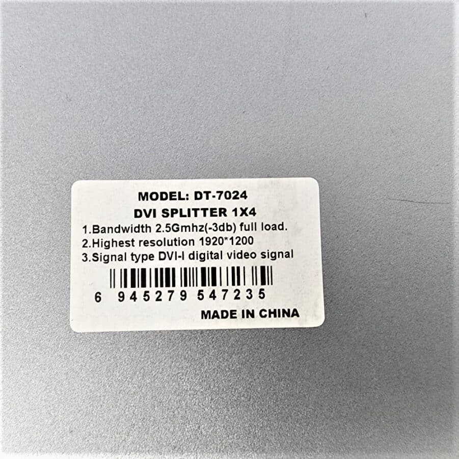 DTECH - DT-7024 4 Port DVI Splitter 1-4 DVI Distribution - Used - Free Shipping - Image 9