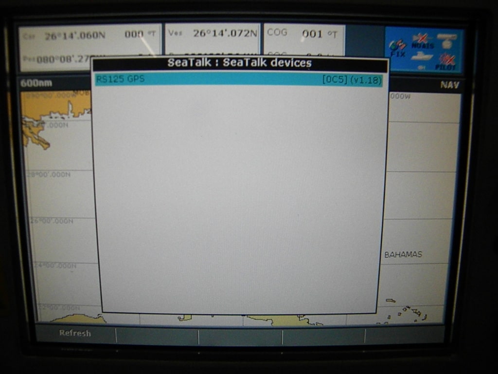 Raymarine Raystar125 GPS Antenna w/New Battery+Accessories E32042 90