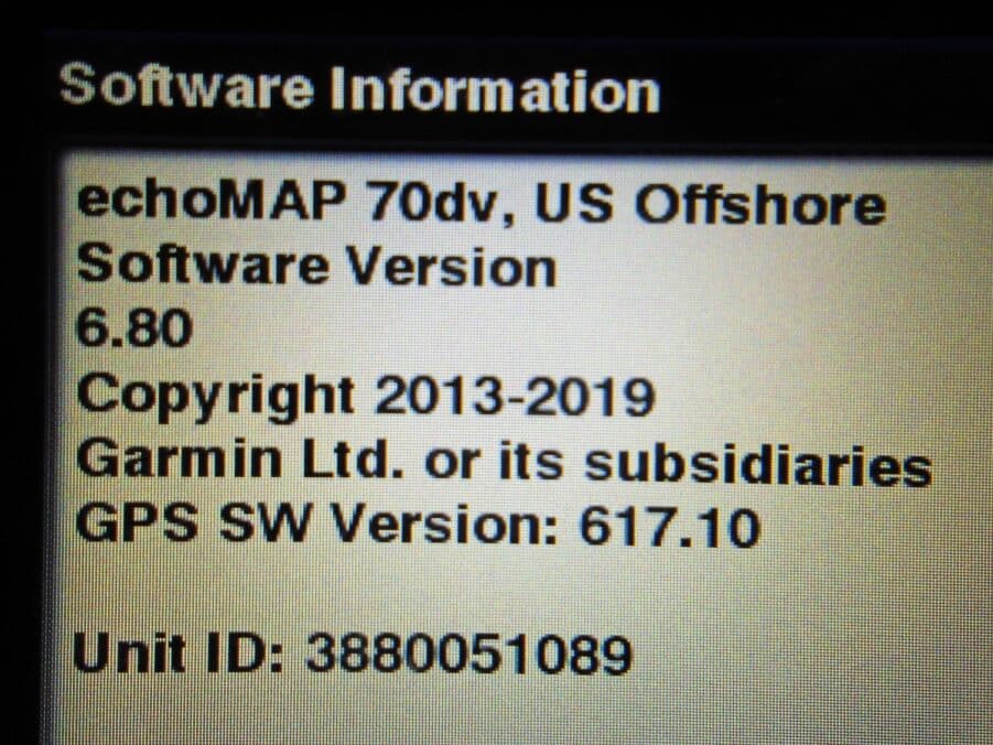 Garmin EchoMap 70Dv Sonar Display + Suncover - Tested 90 Day Warranty - Image 6