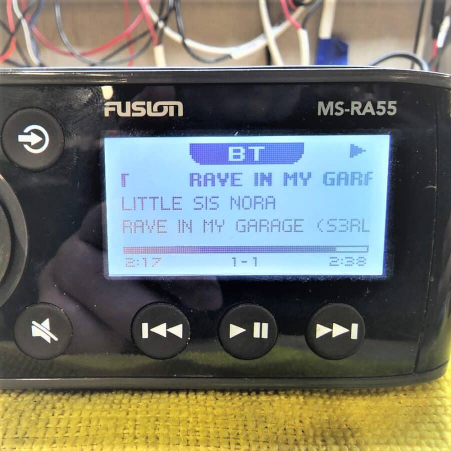 Fusion MSRA55 Marine Digital Media Receiver W/ Bluetooth Used Free Shipping Max Marine