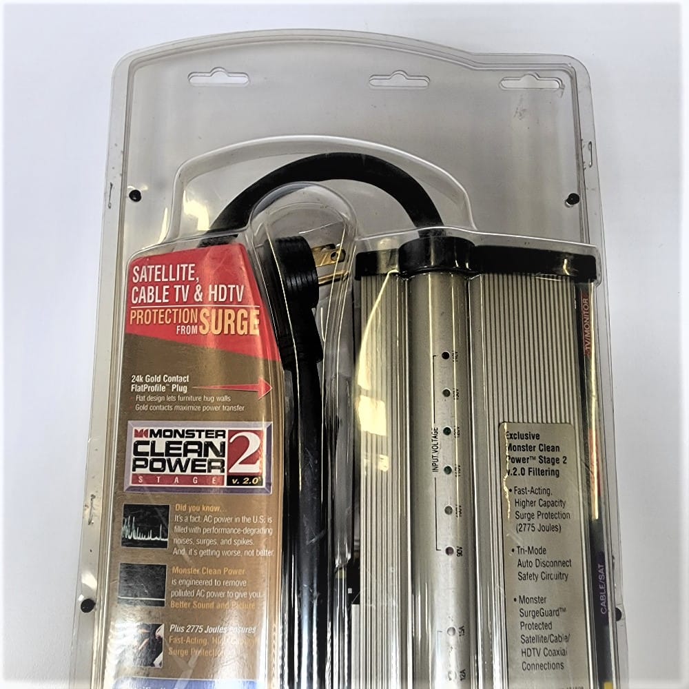 Monster Power Home Theatre Powerbar 1100 2775 Joules New Free