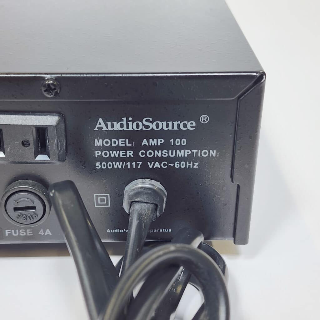 AudioSource AMP100 2Channel Stereo Power Amplifier Used TESTED