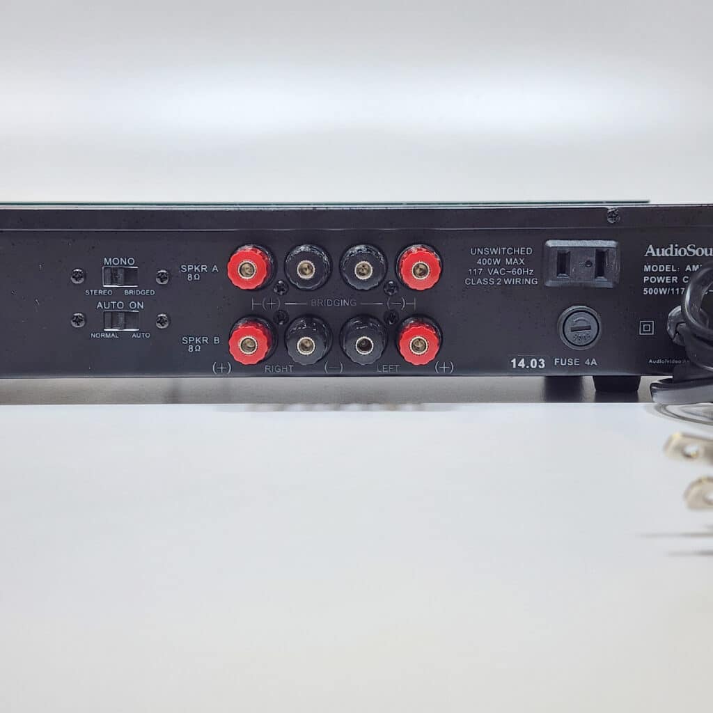 AudioSource AMP100 2Channel Stereo Power Amplifier Used TESTED