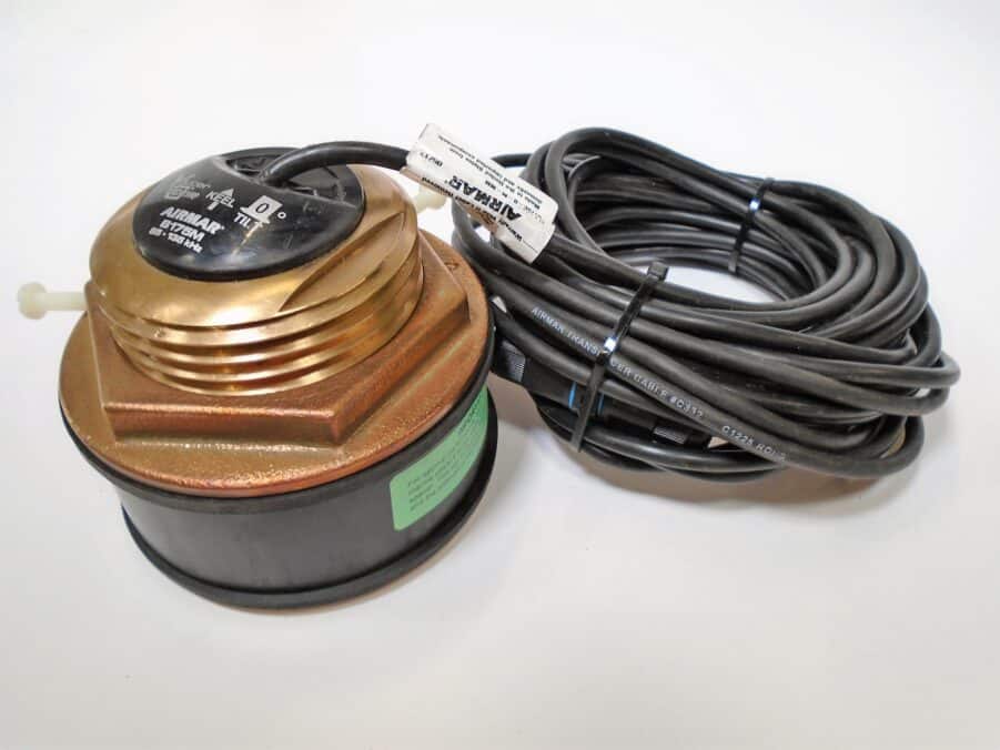 Airmar B175M-0 Bronze CHIRP Transducer TESTED - Garmin 8 Pin Blue