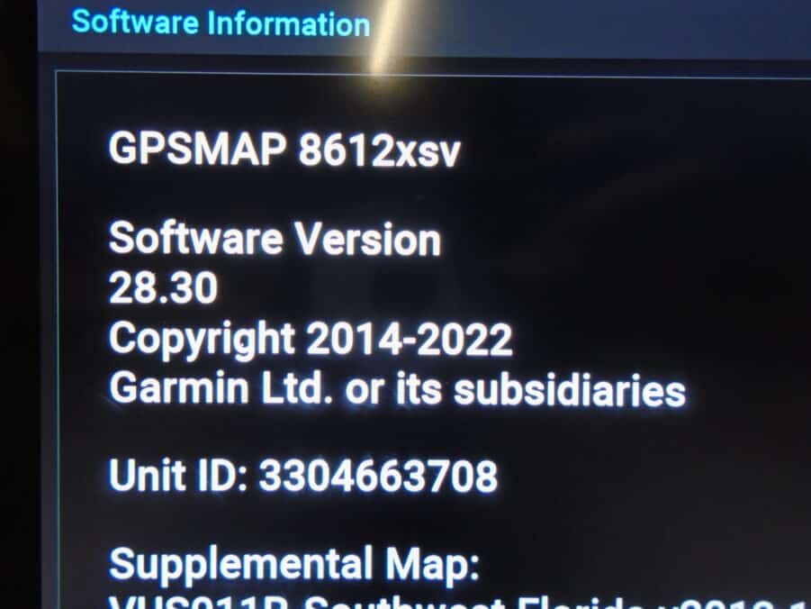 Garmin GPSmap 8612XSV 12" Touchscreen MFD (USED) Tested Good - Image 9