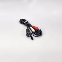 Jensen JPORTG 1/8" 9 Foot Black Auxiliary Aux Input Dash-Mount Jack 3.5mm to RCA