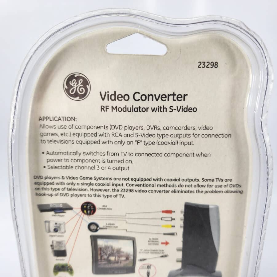 GE 23298 Video Converter & Ultra Prograde RF Modulator -New Old Stock -Free Ship - Image 7