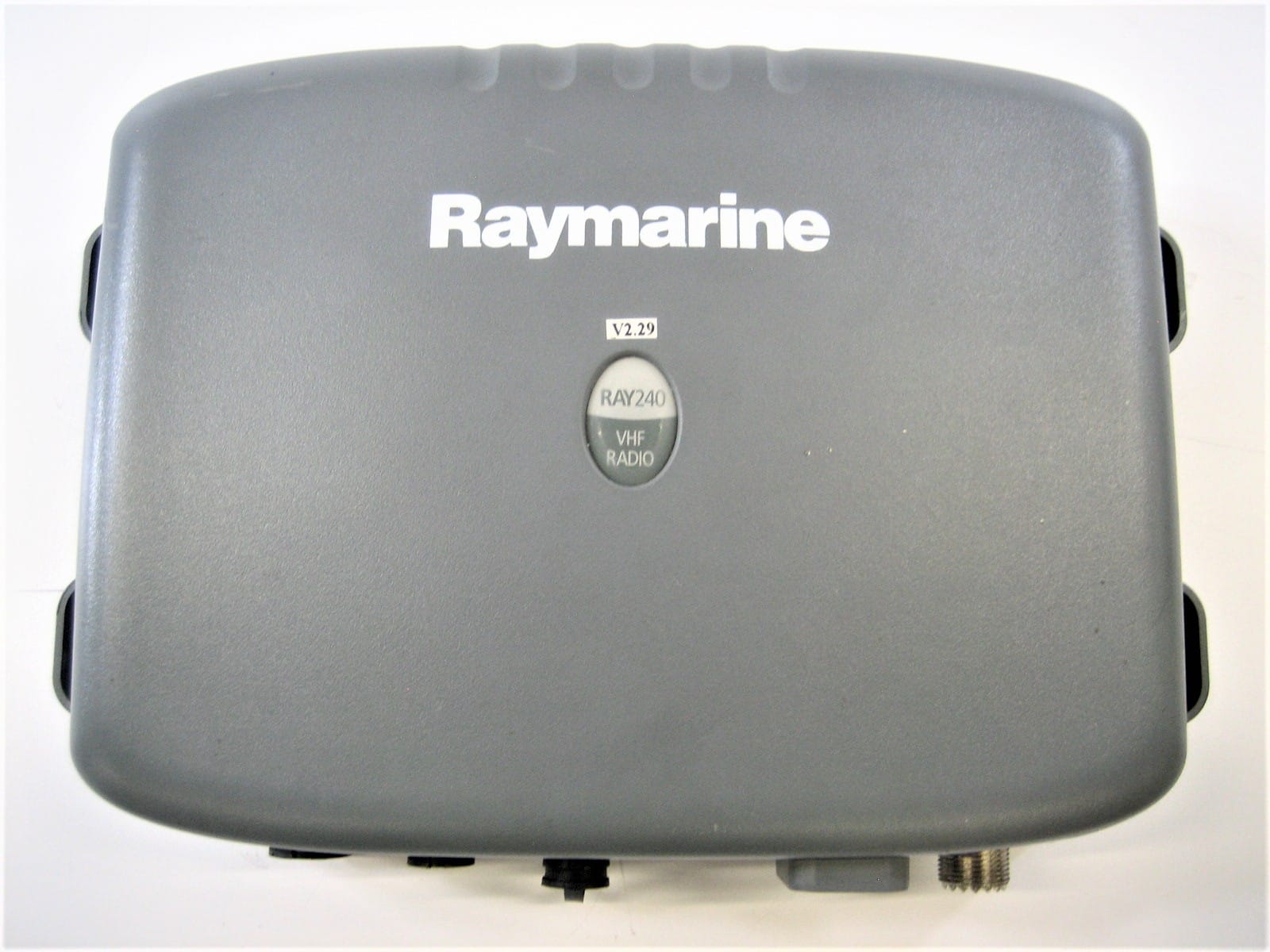 raymarine-ray240-vhf-radio-transceiver-r49129-e42001-tested-good