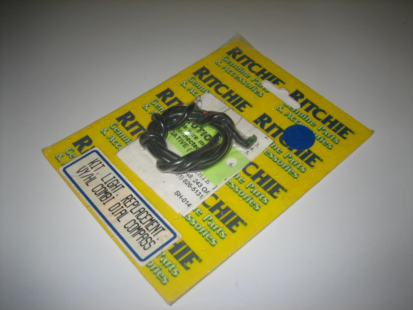 Ritchie SH0131XSP Green LED Compass Light Wire Kit for VY/HL Combi