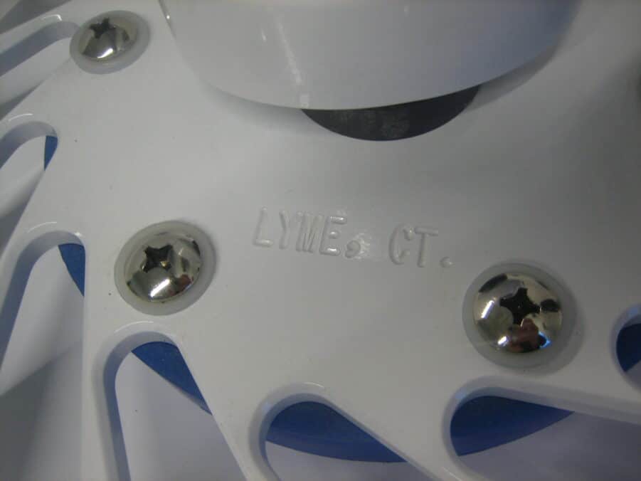 Reel Colors Pancake Teaser Reel 10-Inch - *NEW* - White Powder Coat - Image 5