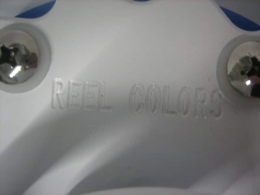 Reel Colors Pancake Teaser Reel 10-Inch - *NEW* - White Powder Coat - Image 4