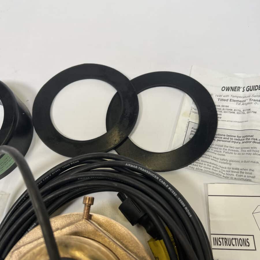 Raymarine B164-20-RAY Bronze Transducer TESTED Fits DSM300 CP300 370 *COMPLETE* - Image 11