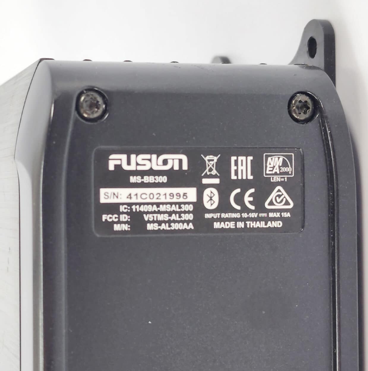 Fusion MSBB300 Black Box Marine Stereo AM/FM Radio SIRIUS Ready Used