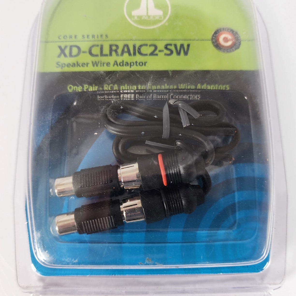 Jl audio xd clraic2 sw rca to speaker wire adaptor new old stock