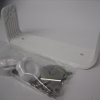 Icom IC-M324 IC-M424 G Marine VHF Mount Bracket w/ Knobs Mic Clip *NEW* *WHITE*