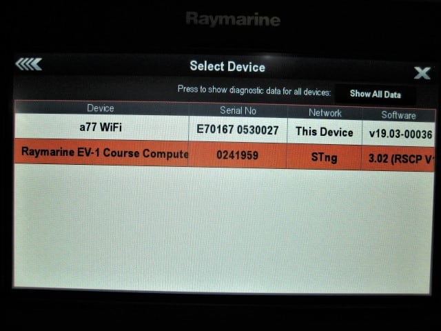 Raymarine - Evolution Autopilot - Heading Sensor - EV-1 - Fully Tested ...