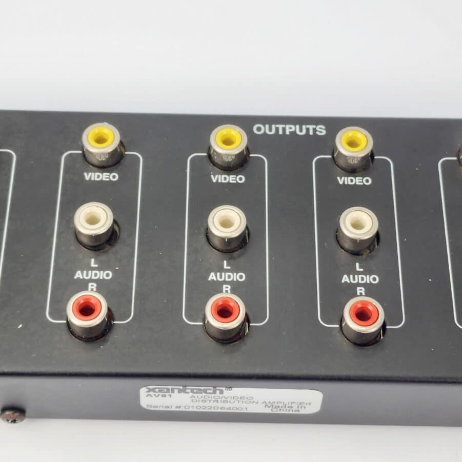 Xantech - AV61 Audio/Video 6-Way Distribution Amplifier - Used - Tested/Working - Image 4