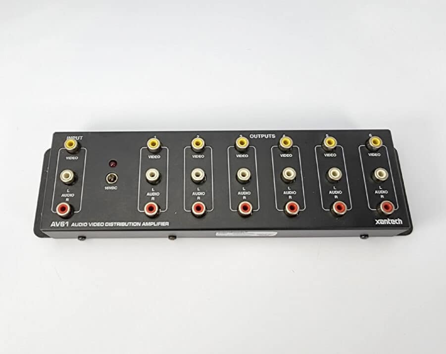 Xantech - AV61 Audio/Video 6-Way Distribution Amplifier - Used - Tested/Working