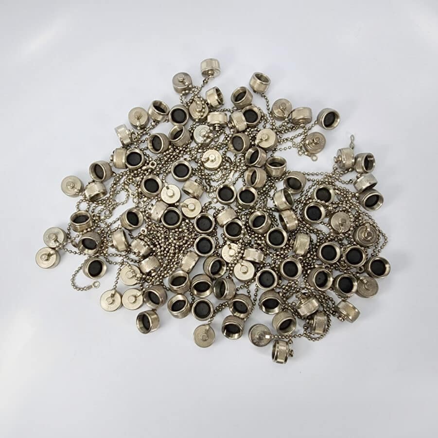 Amphenol 83-1AC *NEW LOT OF 100* Screw-on Protective Dust Cap - UHF SO239 UG363 - Image 3