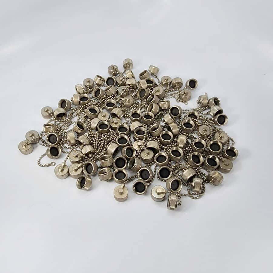 Amphenol 83-1AC *NEW LOT OF 100* Screw-on Protective Dust Cap - UHF SO239 UG363