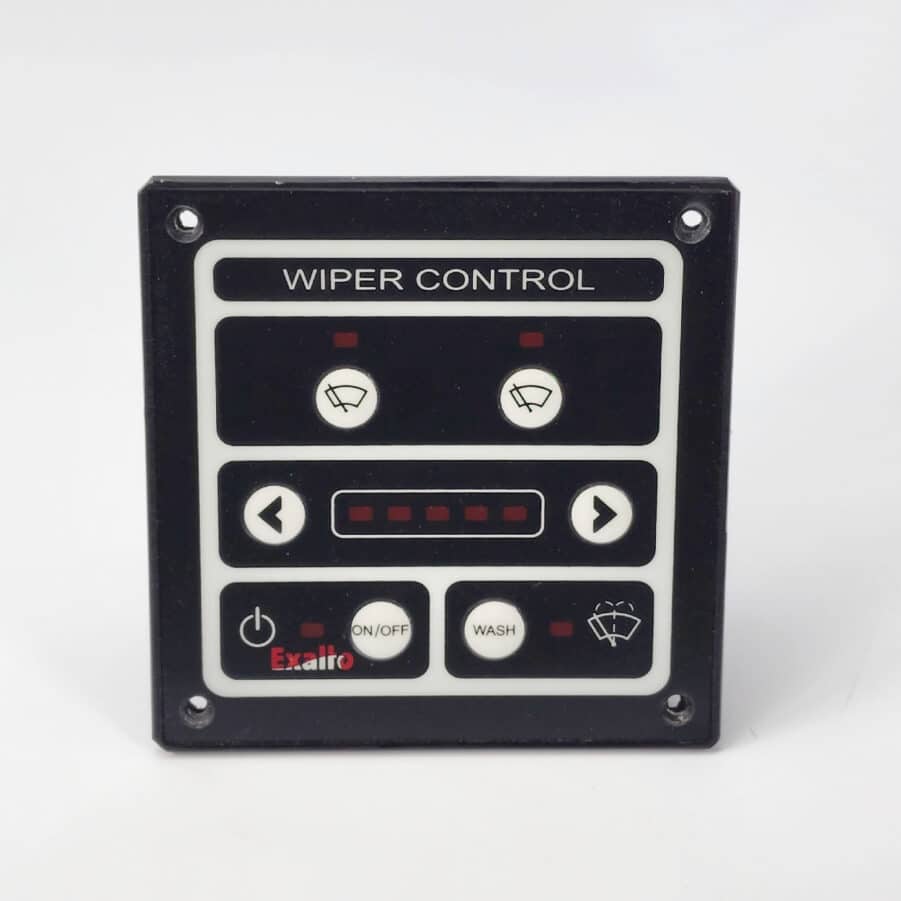 Exalto Marine 2 Wiper Windshield Control Panel 12V EX 21030024 For Parts Max Marine