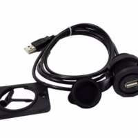 MITO USB Jack Dash Mount with 62″ Cable NEW USB-A Male to USB-A Female 42-MMUSB