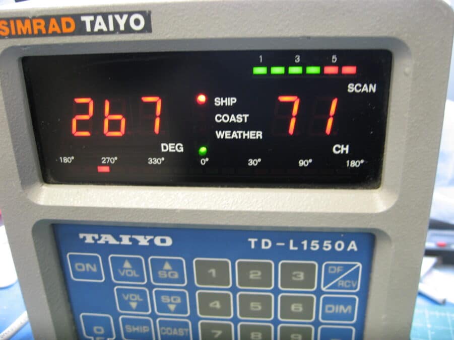 Simrad Taiyo VHF Automatic Digital Direction Finder System TD-L1550A / EA-351A - Image 5