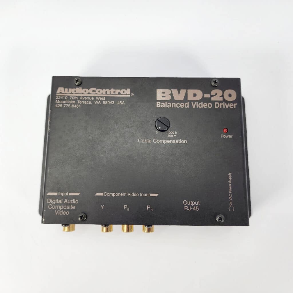 Audio Control BVD20 Component Video/Digital Audio Driver Used Free