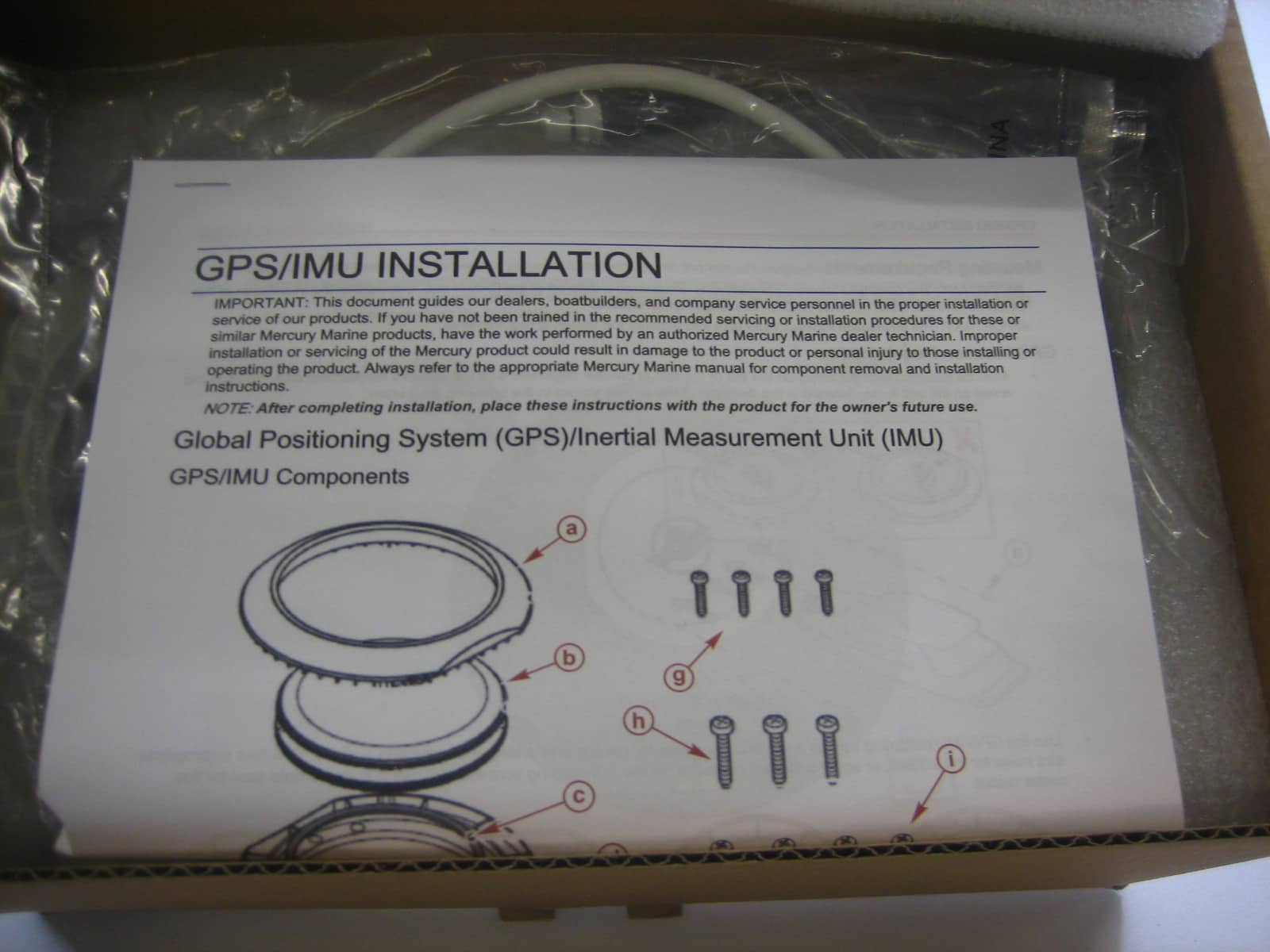 Mercury AHRS GPS Unit Kit 8M0168463 NEW OPEN BOX Max Marine