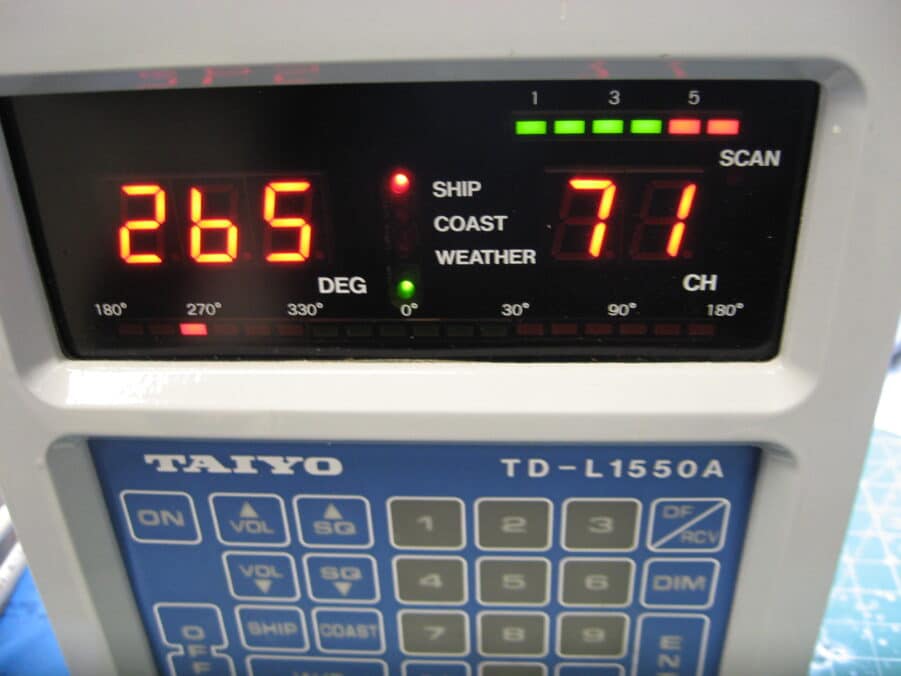 Simrad/Taiyo VHF Automatic Digital Direction Finder System TD-L1550A W/ EA-351A! - Image 5