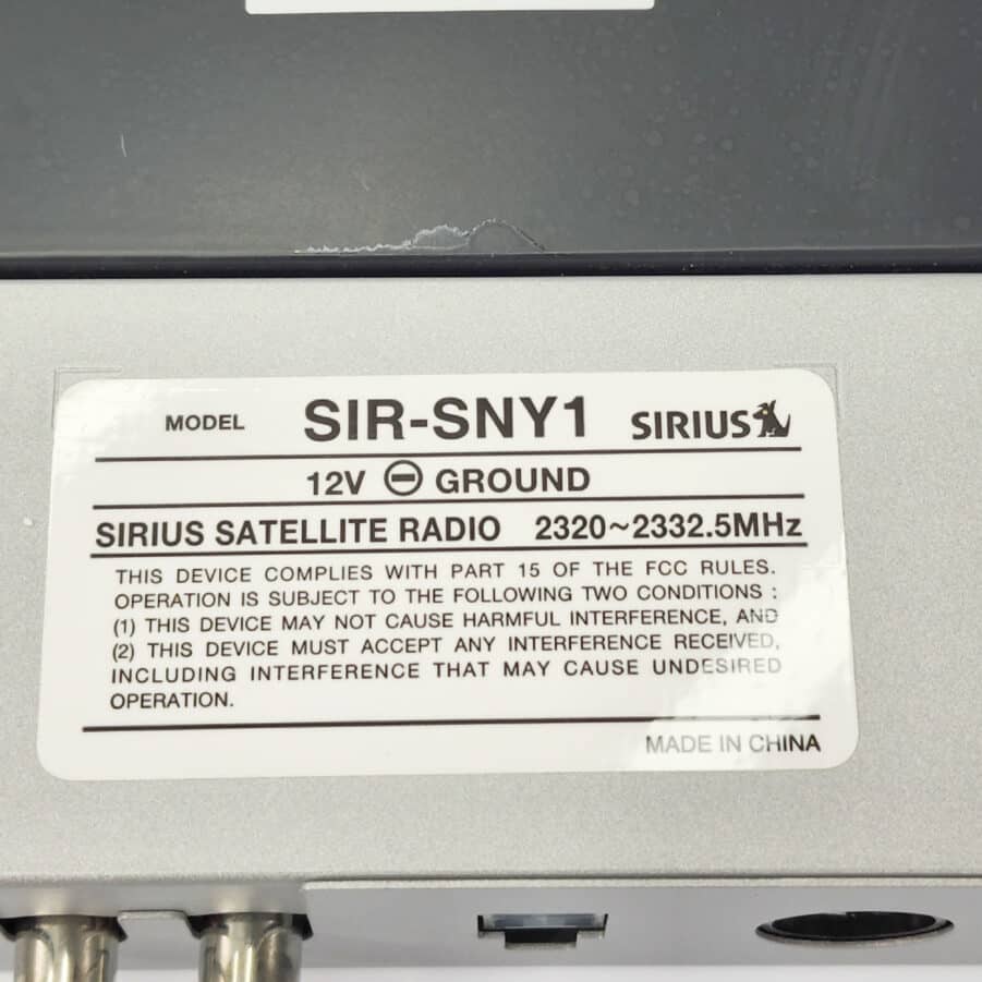 Sirius SIR-SNY1 Sirius Satellite Radio for Compatible Sony In-Dash Stereos -Used - Image 10