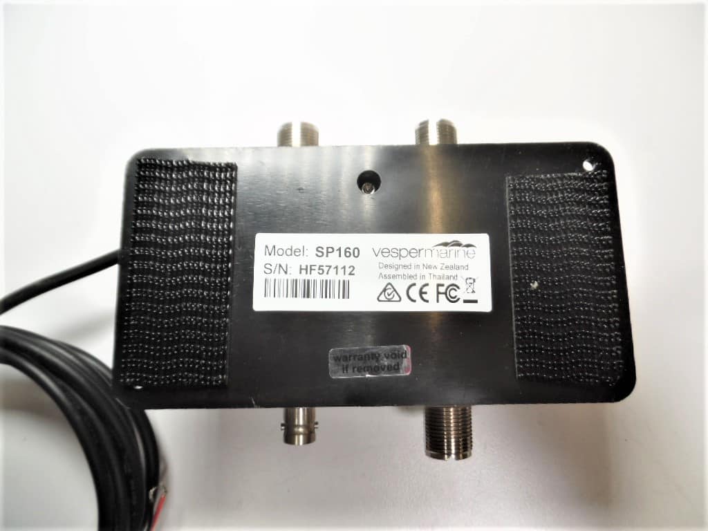 Vespermarine SP160 AIS/VHF/AM/FM Antenna Splitter W/ Cables