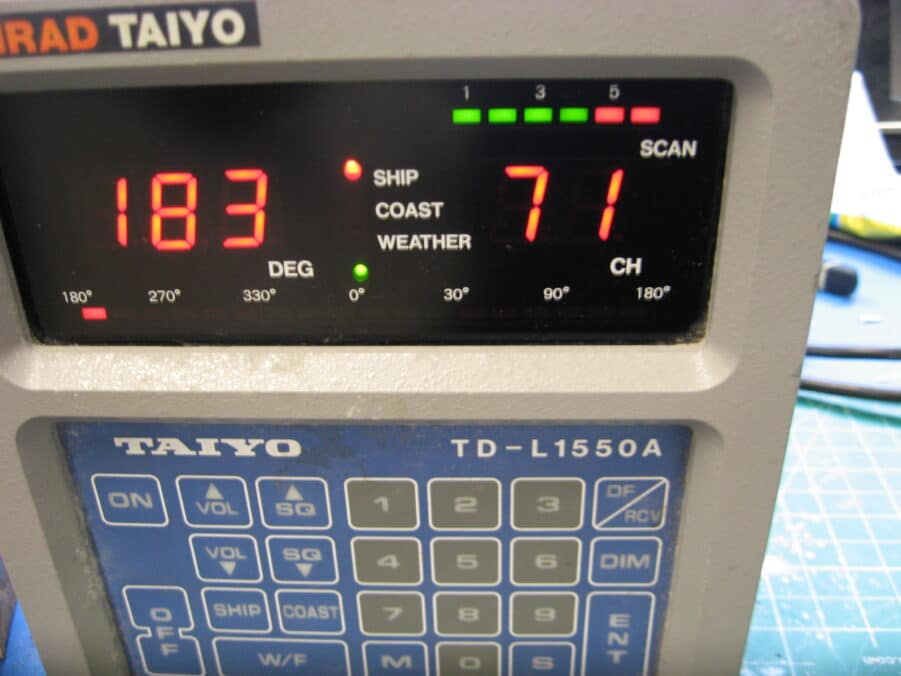 Simrad/Taiyo VHF Automatic Digital Direction Finder System TD-L1550A W/ EA-351A - Image 4