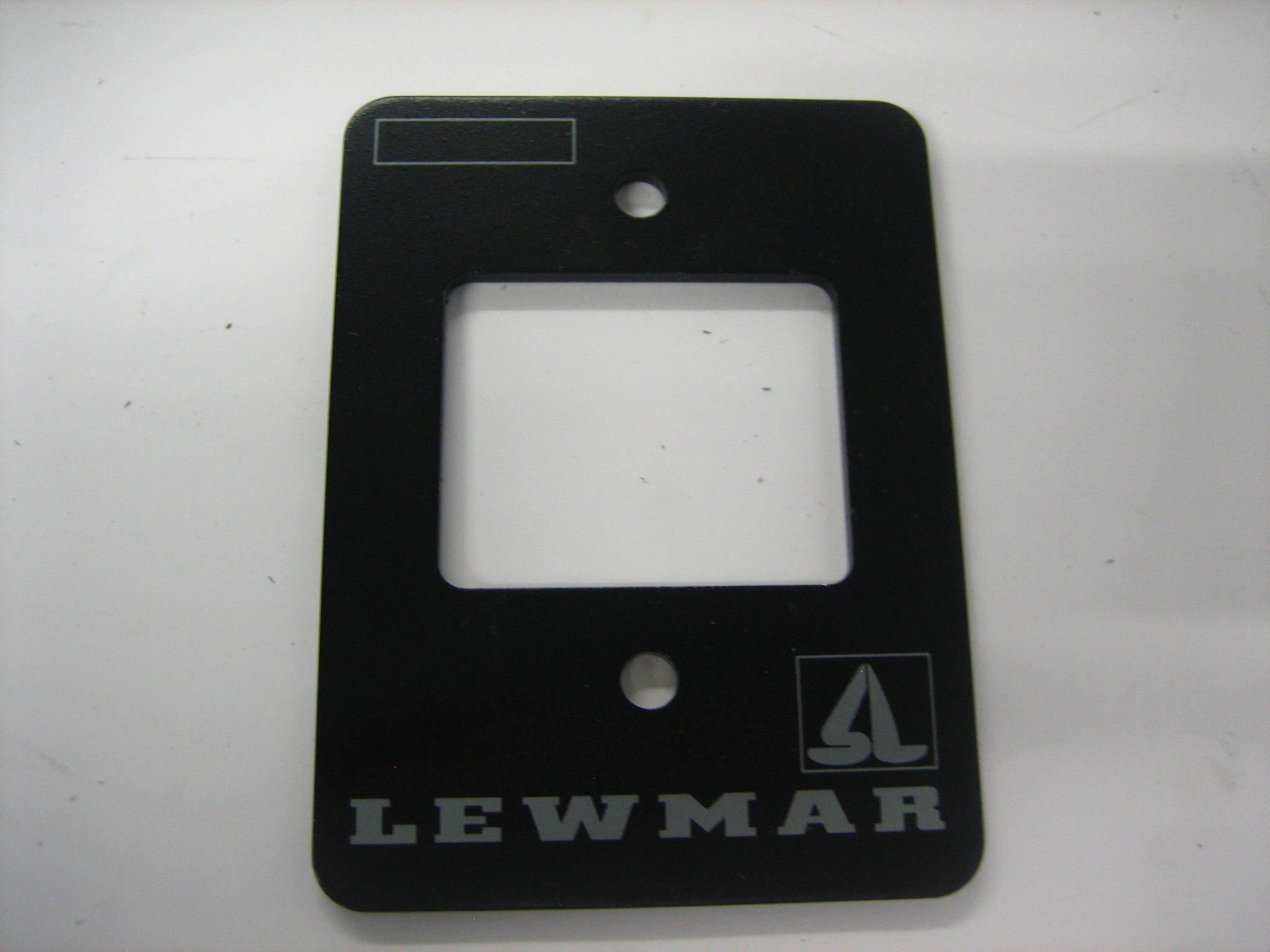 Lewmar Windlass/Winch Circuit Breaker *BLANK ALUMINUM PANEL* for BSS