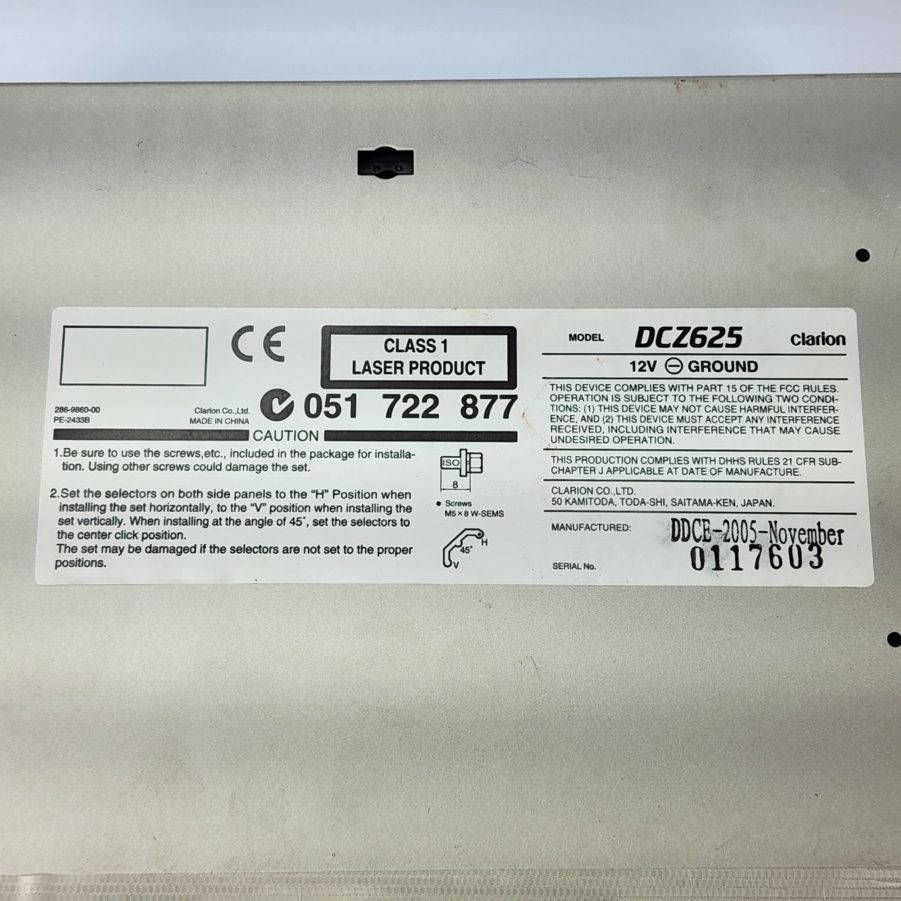 Clarion DCZ625 6-Disc CD Changer with CeNET & CD Text - Used - Free Shipping - Image 11