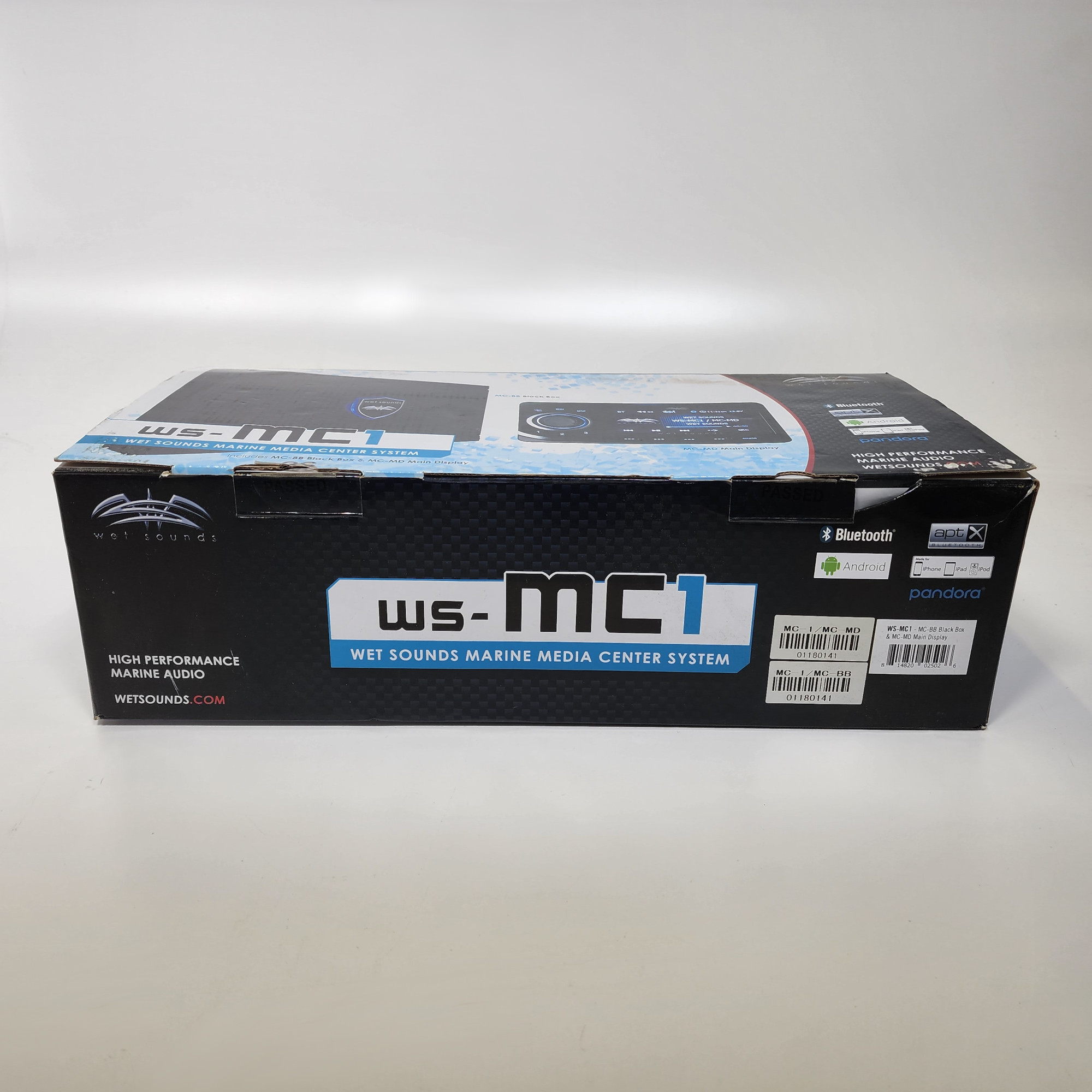 Wet Sounds WSMC1 Marine Media System w/ FullColor Bluetooth LCD