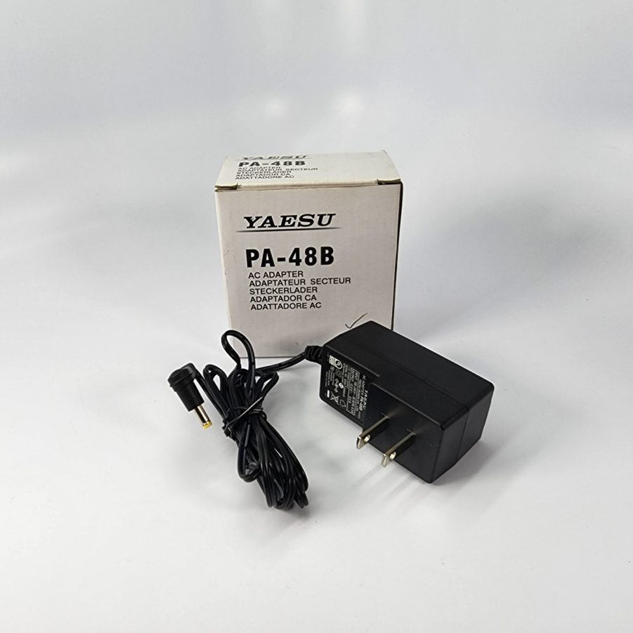 Yaesu PA-48B AC Adapter - 100-240VAC 50/60Hz 0.2A In - 12VDC 0.5A Out - New
