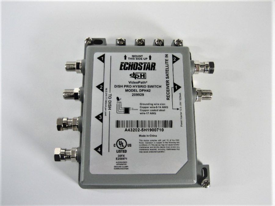 DISH Pro 209925 DPH42 Satellite TV Hybrid 42 Multiswitch w/ Power Inserter - New - Image 2