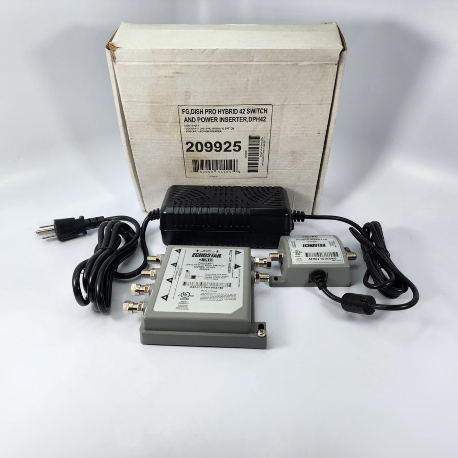 DISH Pro 209925 DPH42 Satellite TV Hybrid 42 Multiswitch w/ Power Inserter - New
