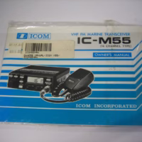 Icom IC-M55 Manual - NEW User Instruction Installation Etc. Manual