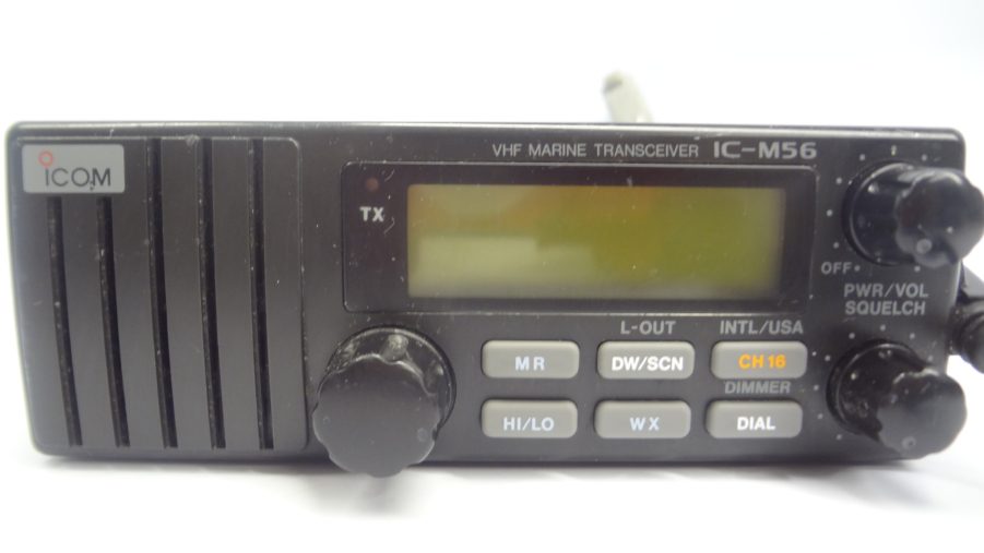 Icom IC-M56 Submersible Marine VHF Radio Transceiver Unit w/ Hand Microphone - Image 2
