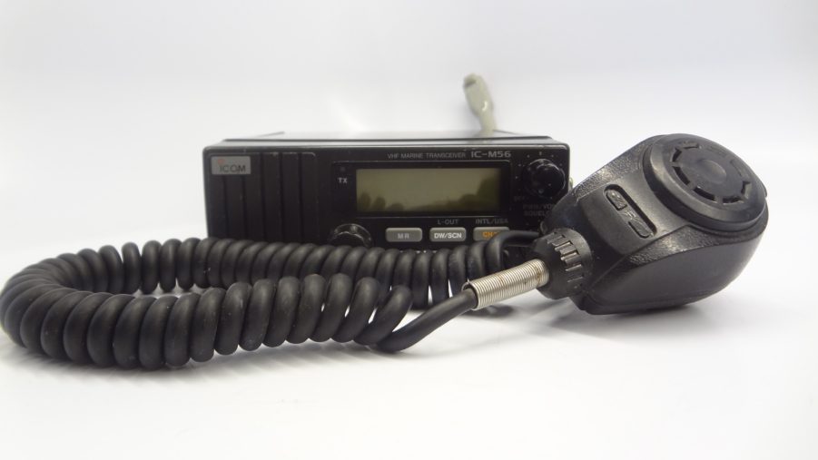 Icom IC-M56 Submersible Marine VHF Radio Transceiver Unit w/ Hand Microphone