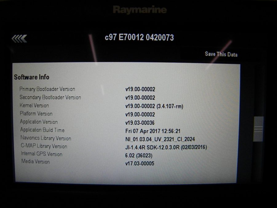 Raymarine c97 Multifunction Display *Internal Sonar*E70012 -Tested- 90 Day Warr! - Image 11