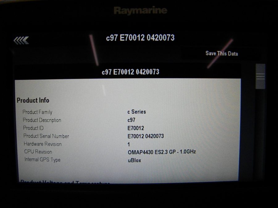 Raymarine c97 Multifunction Display *Internal Sonar*E70012 -Tested- 90 Day Warr! - Image 10